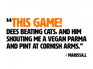 Meet Our Footy Ticket Comp Winner (Fingers Crossed for a Vegan Parma and Pint Too!)